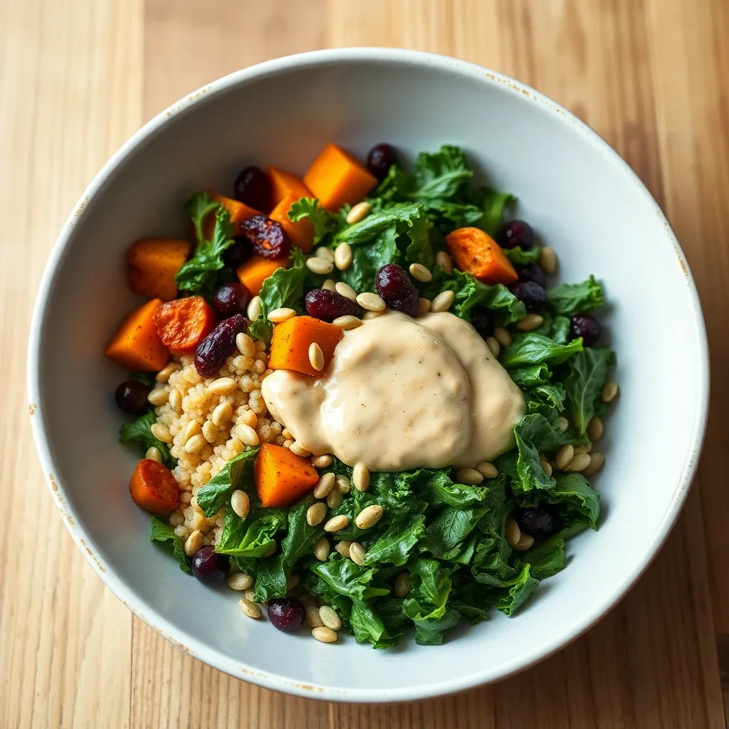 Harvest Kale & Quinoa Bowl