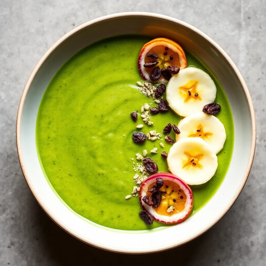 Tropical Green Smoothie Bowl