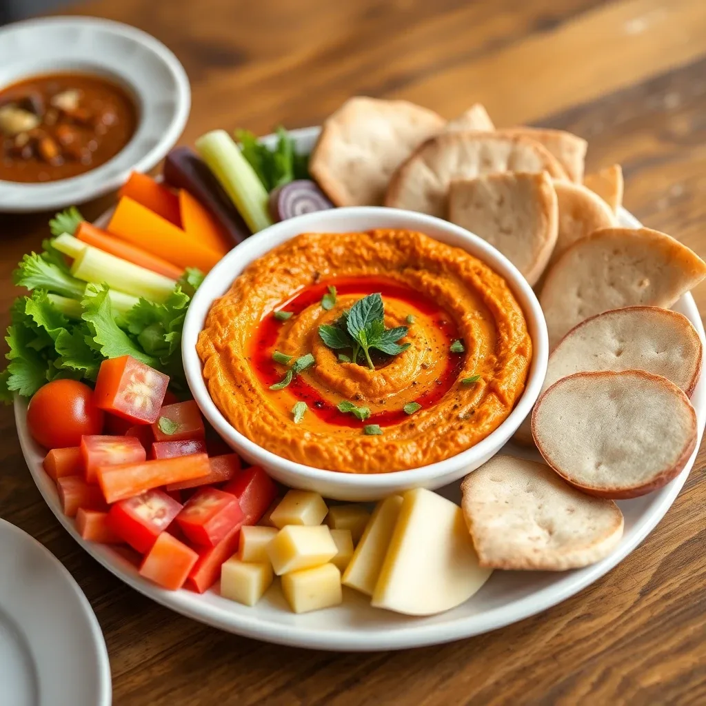 Hummus & Garden Crudité Platter